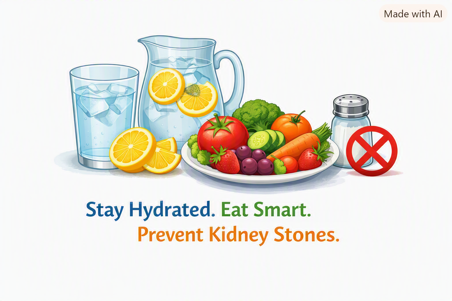 Stay Hydrated, Eat Smart, Prevent Kidney Stones