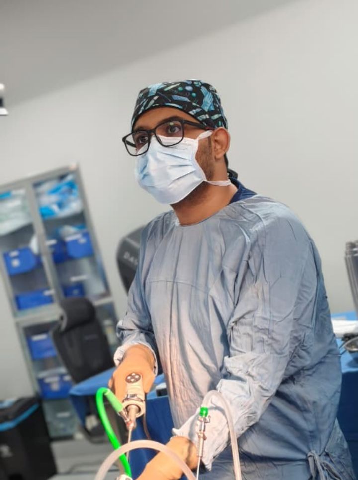 Clinic reception area